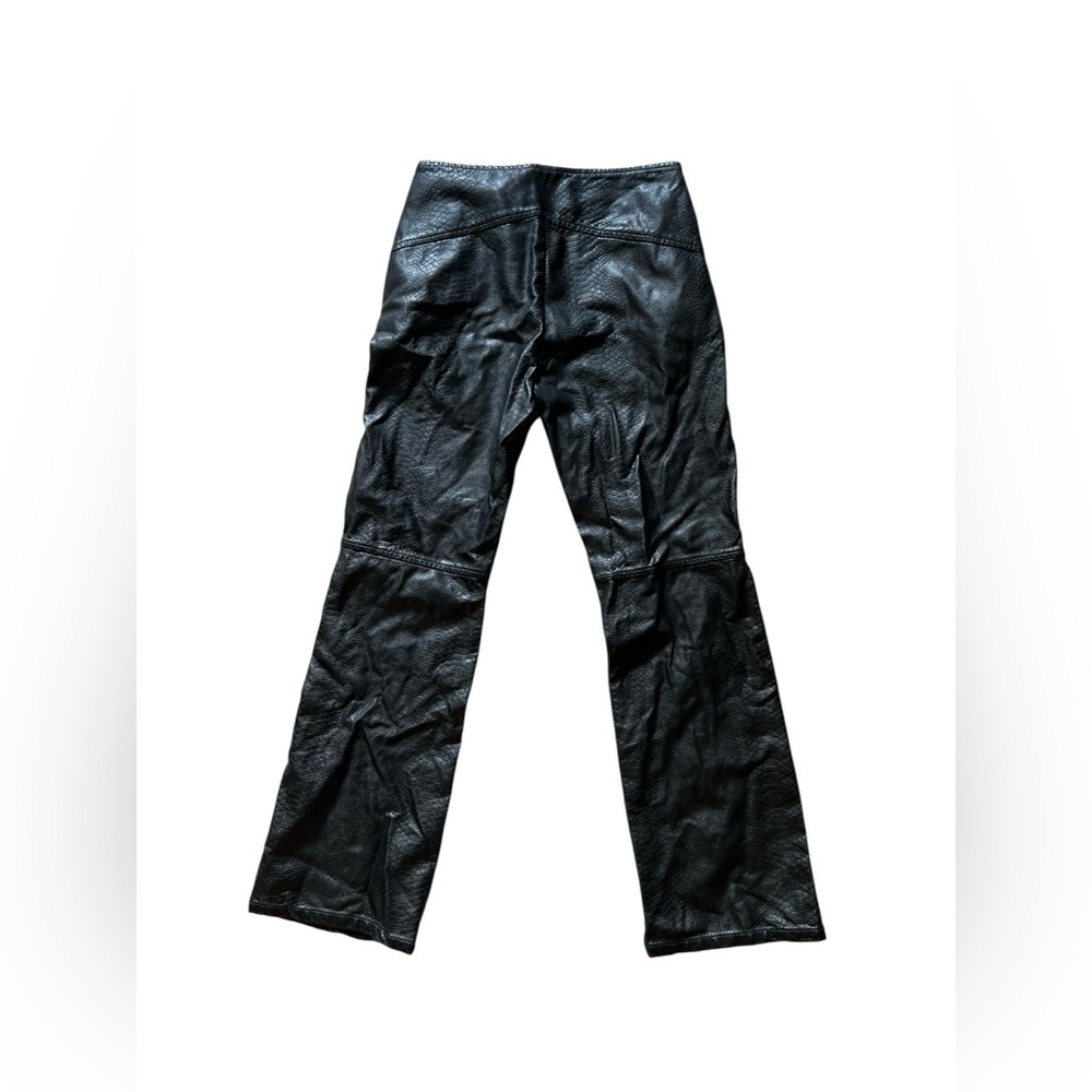 UO Urban Outfitters Alexa Faux Leather Moto Pants Size 6 - Picture 14 of 15